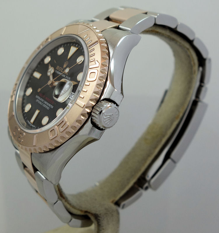 DSC06249 Rolex Yacht-Master 40 18ct Everose & Steel, Black dial 116621
