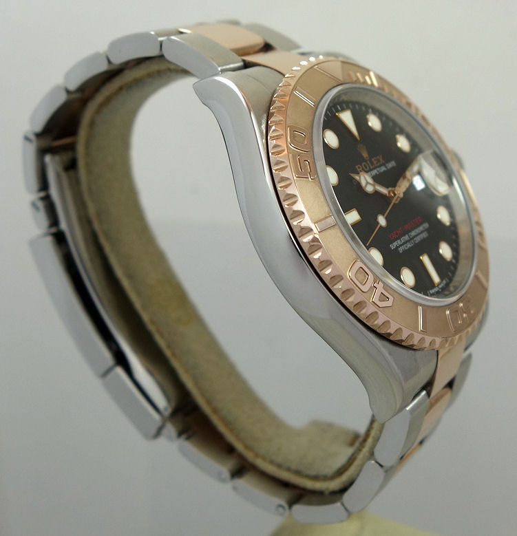 DSC06252 Rolex Yacht-Master 40 18ct Everose & Steel, Black dial 116621