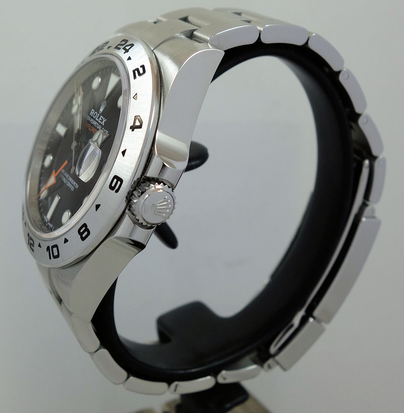 DSC06342 Rolex Explorer II 42mm Black-Dial 216570 Box & Card