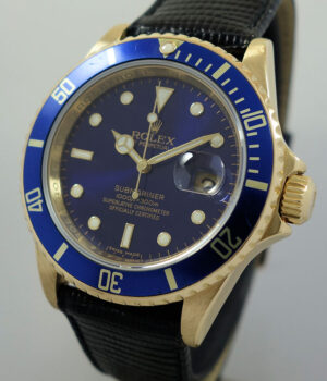 Rolex Submariner 18k GOLD 16618 Box & Papers 2007