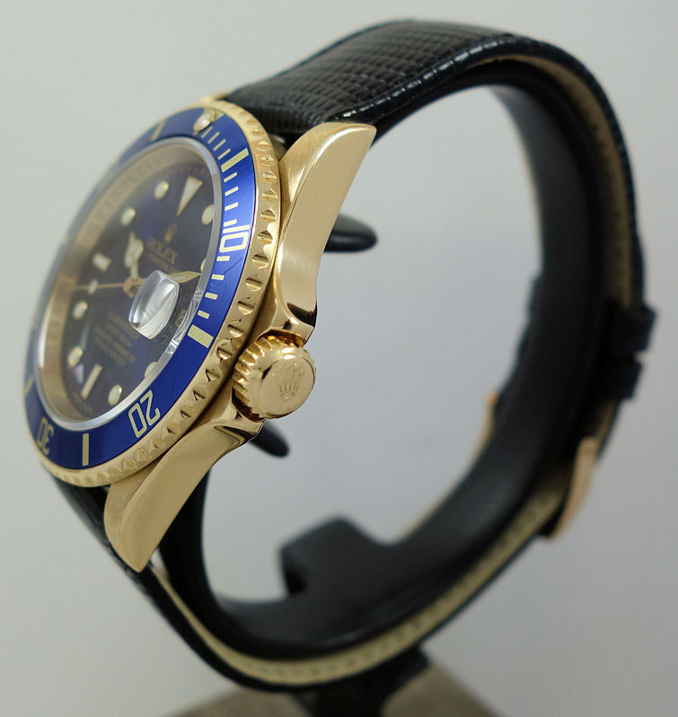 DSC06372 Rolex Submariner 18k GOLD 16618 Box & Papers 2007