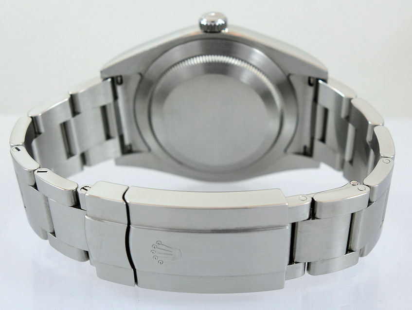 DSC06401 Rolex 39mm Oyster Perpetual Black-dial 114300 Box & Card