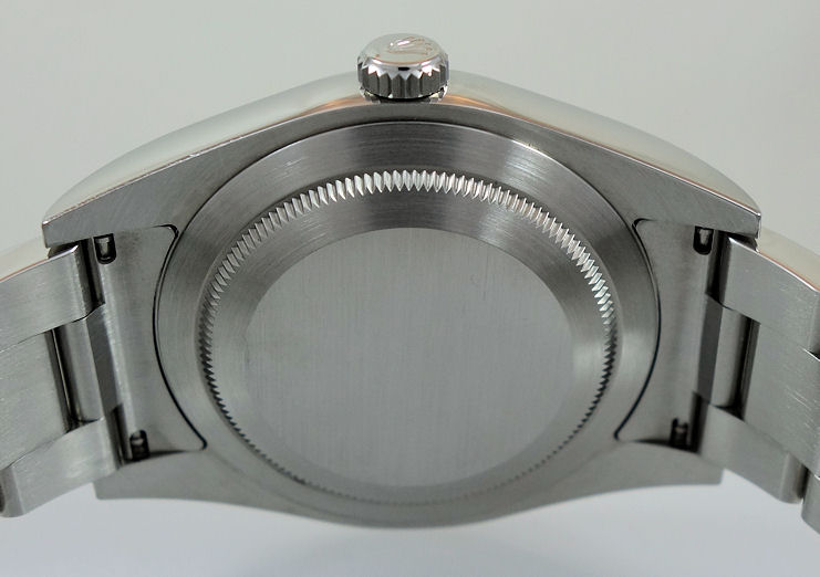 DSC06403 Rolex 39mm Oyster Perpetual Black-dial 114300 Box & Card