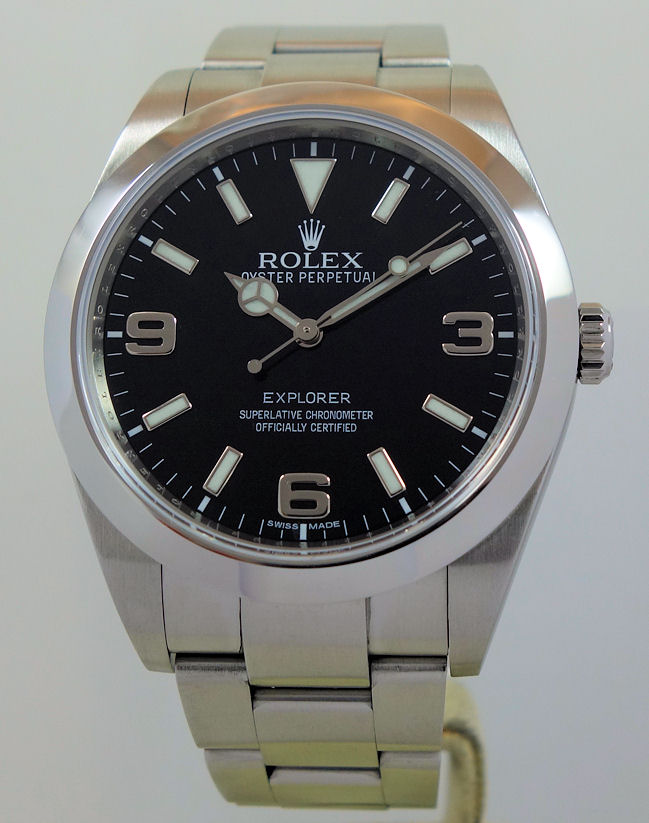 DSC06451 Rolex Explorer I 39mm 214270 Mk I dial