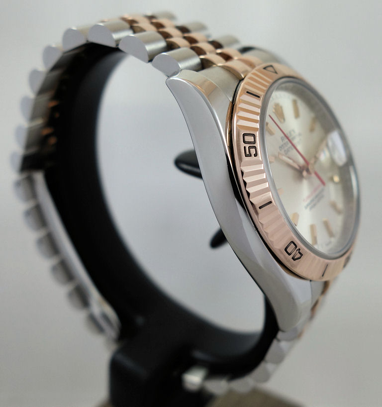 DSC06679 ROLEX Datejust Turnograph Pink-Gold & Steel 116261