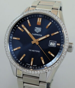 TAG Heuer Carrera 39mm Steel with Diamonds WAR1114