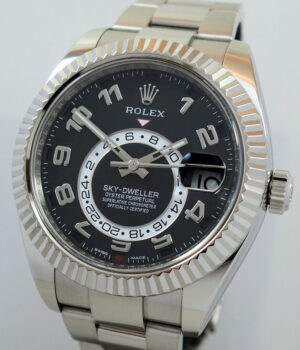 Rolex Sky-Dweller 18ct WHITE-GOLD  326939  Full Set! *As New* $40,000* Under Retail !!!