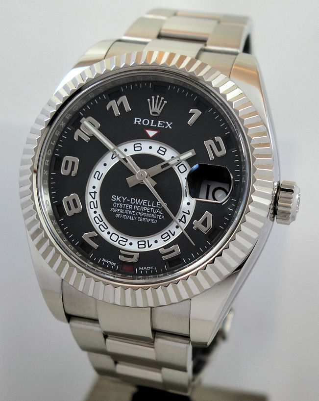 DSC06858 Rolex Sky-Dweller 18ct WHITE-GOLD 326939 Full Set!