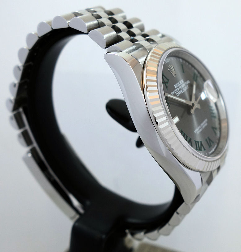 DSC06912 Rolex Datejust 36 Wimbledon Dial, Jubilee 126234 Box & Card *AS NEW*