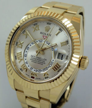 Rolex Sky-Dweller  18k Yellow-Gold  326938  Full Set As New