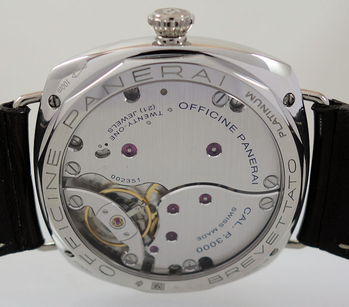 DSC07012 Panerai PAM373 RADIOMIR 3 DAYS Platino 47mm ~ Ltd. Edn. 300 Pieces