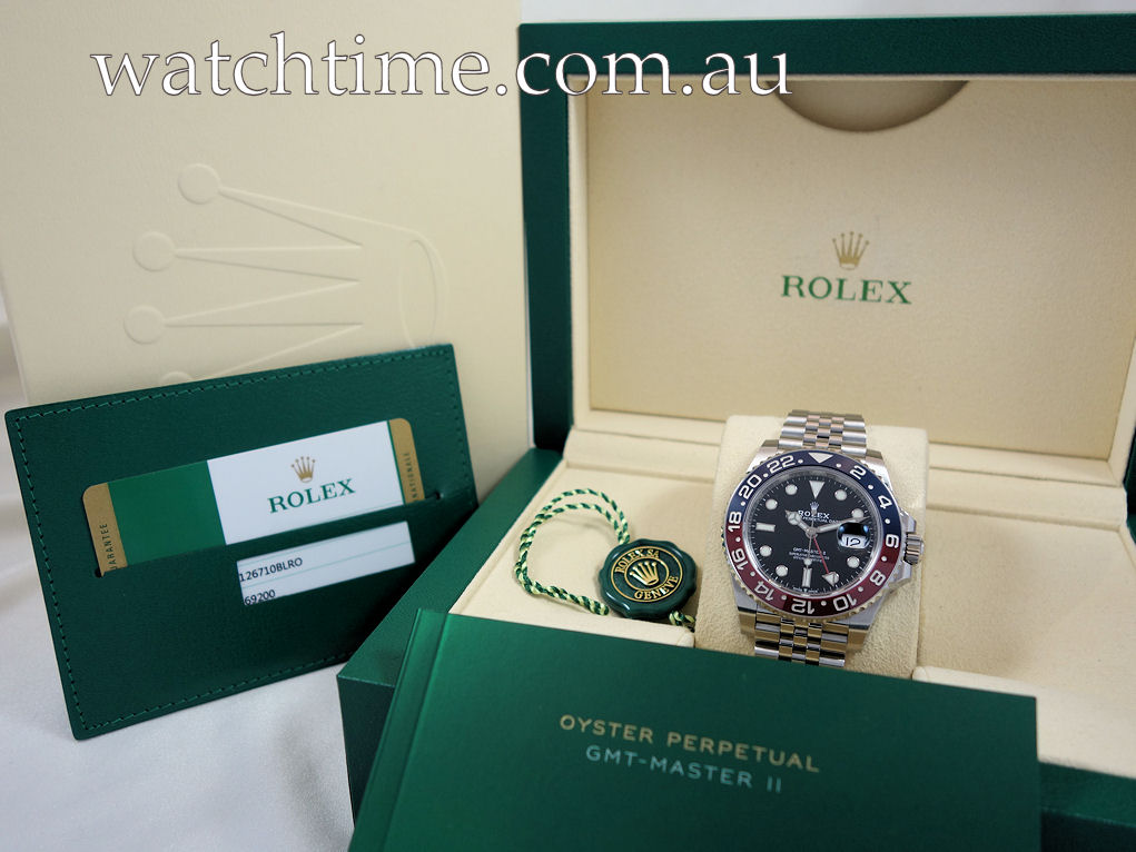 DSC07021 ROLEX GMT II "PEPSI" 126710BLRO Box & Card