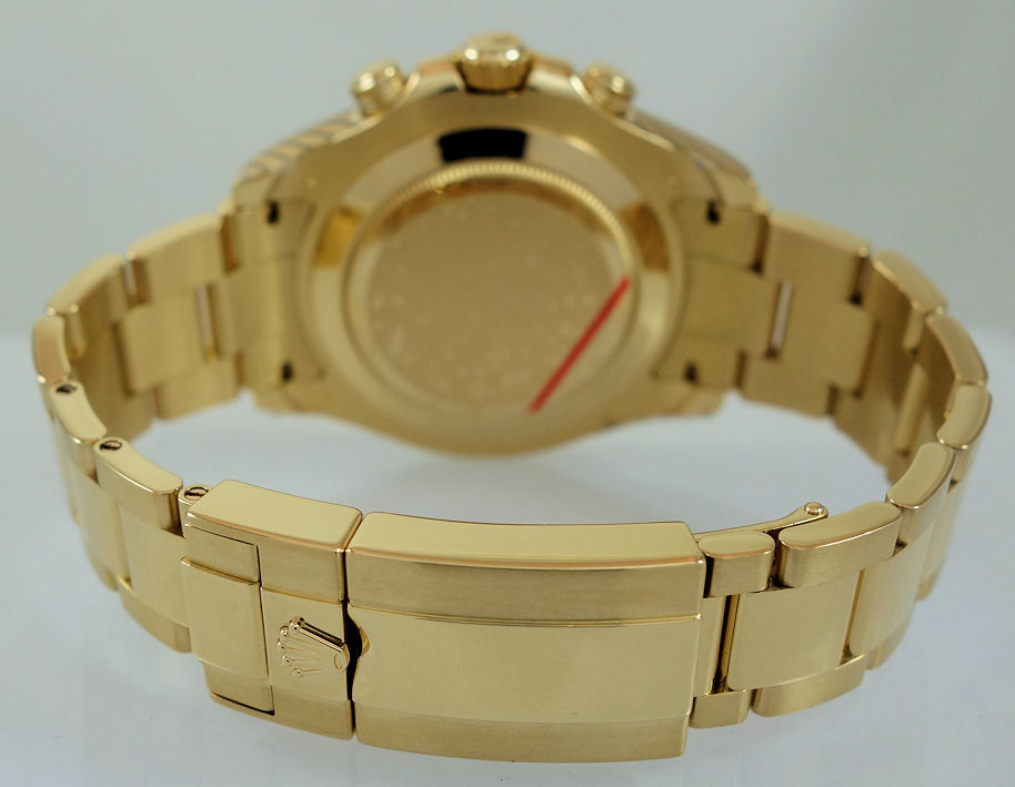 DSC07050 Rolex Yacht-Master II 18K Yellow-Gold 116688 Box & Card 2018 Full Rolex Service 2025