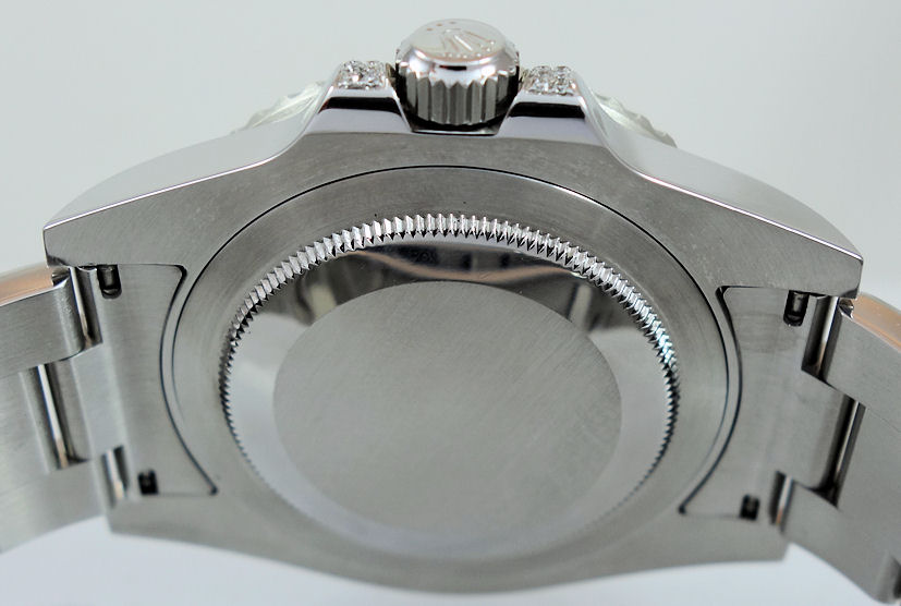 DSC07193 Rolex GMT II Steel (After-market) Diamonds, Rubies & Sapphires 116710LN