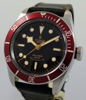 Tudor Heritage Black Bay Red on Strap 79220R Full set