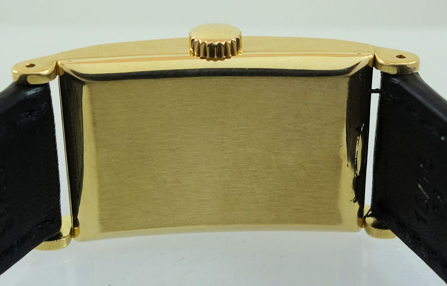 DSC07377 1950s PATEK PHILIPPE ref 2461 18ct Yellow-Gold Rectangular Calibre 9-90