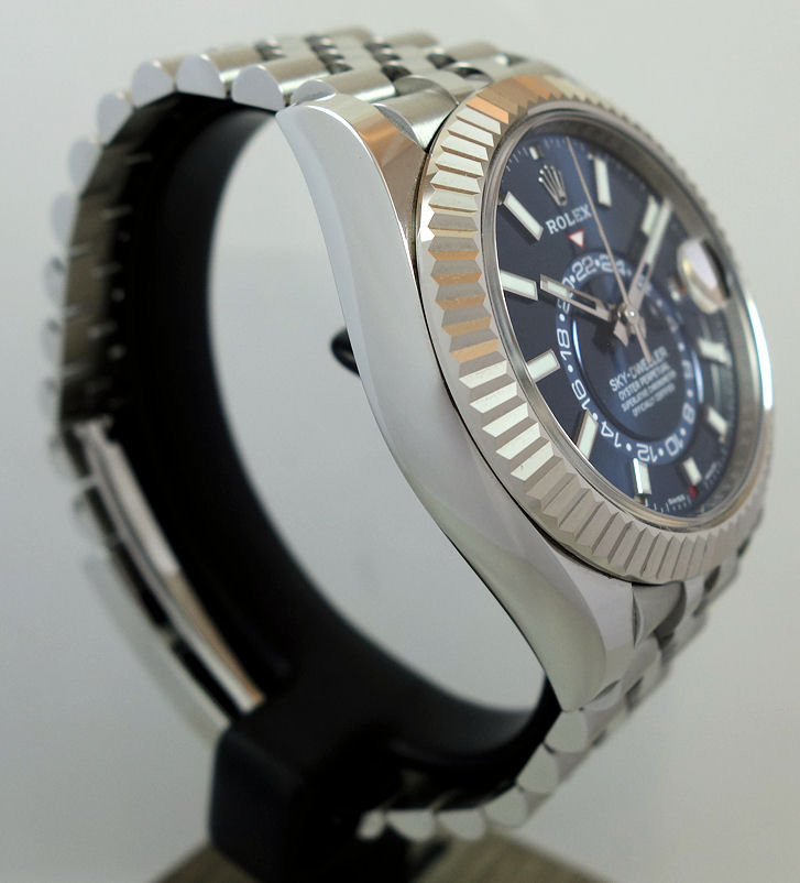 DSC07457 Rolex Sky-Dweller 326934 Steel, Blue Dial & Card