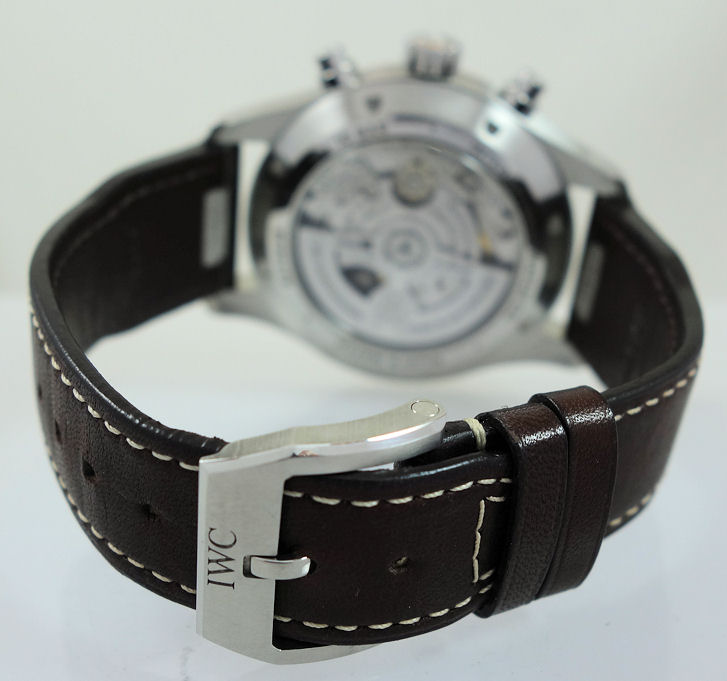 DSC07542 IWC Pilot Chronograph IW378005 GREEN-dial 43mm Steel