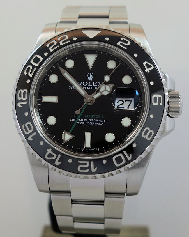 DSC07553 Rolex GMT MASTER II 116710LN 1st Series Black dial & Ceramic bezel