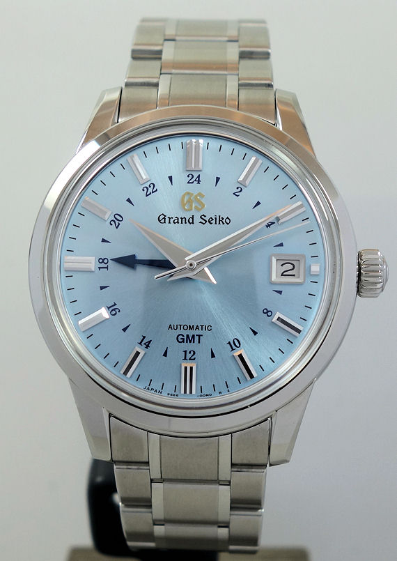 DSC07804 Grand Seiko GMT SBGM253G 25th Anniversary Light Blue Dial Oct 2024 *UNUSED*