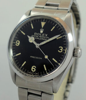 ROLEX  Explorer 5500  Original Gilt-dial c 1966 Rare!