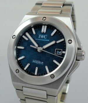 IWC Ingenieur Automatic 40 Steel on bracelet, AQUA dial IW328903