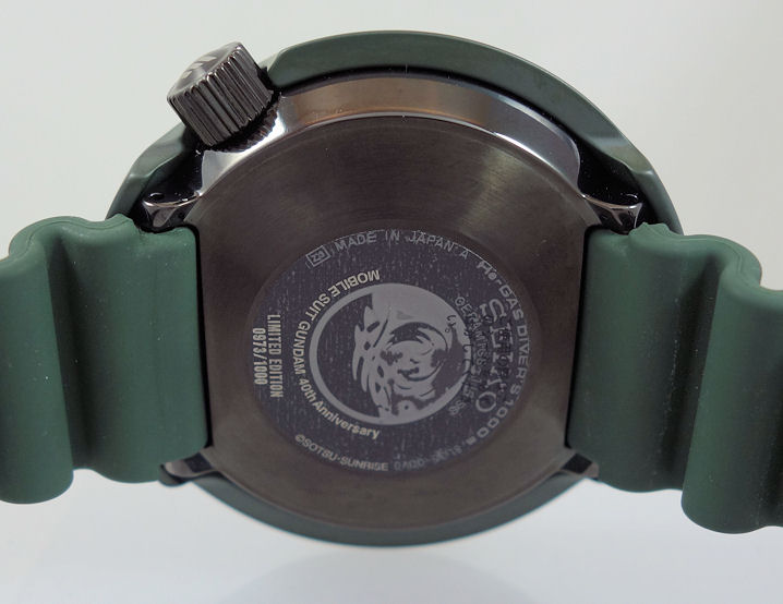 DSC08005 SEIKO Prospex Sea TUNA "Mobile Suit Gundam" Zaku II 40th Anniversary Ltd. Edn. SLA029J1