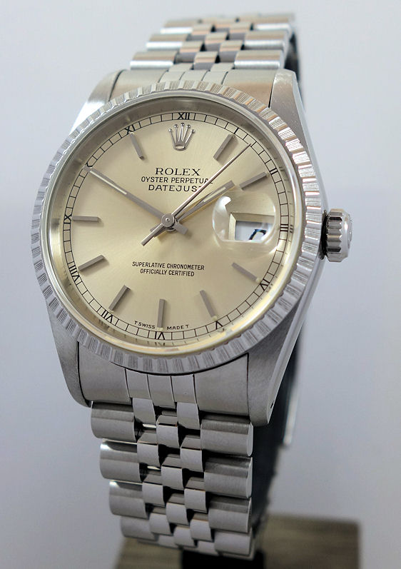 DSC08027 Rolex Datejust 36mm Steel, Silver dial 16220 c.1991