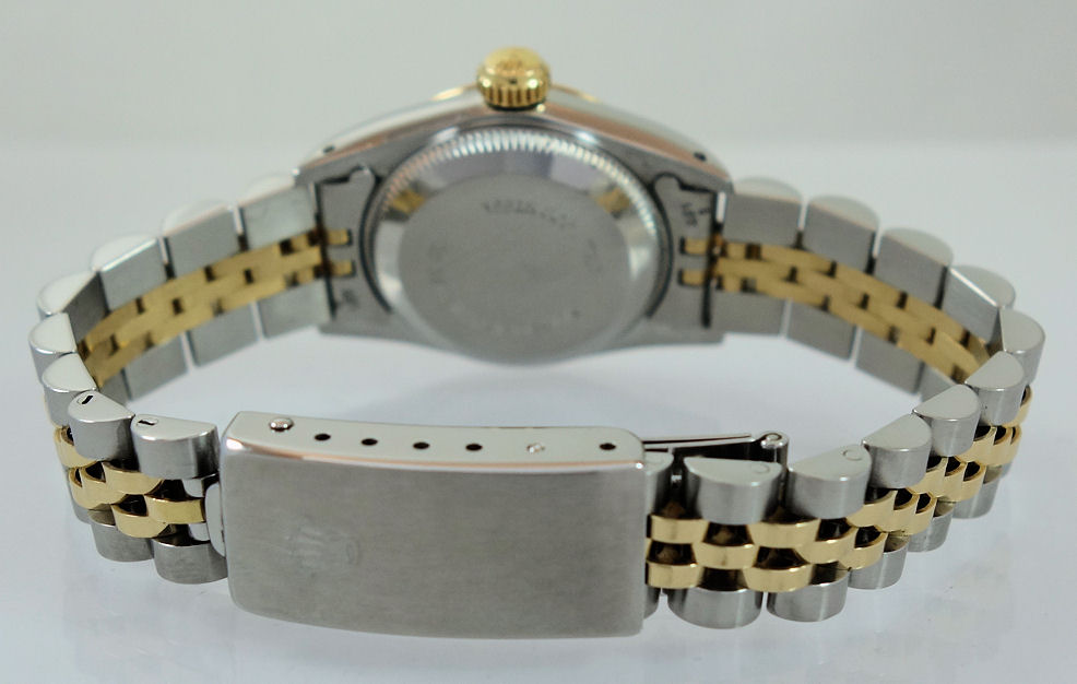 DSC08470 Rolex Lady Oyster Perpetual 18k & Steel, Diamond-dial 67193