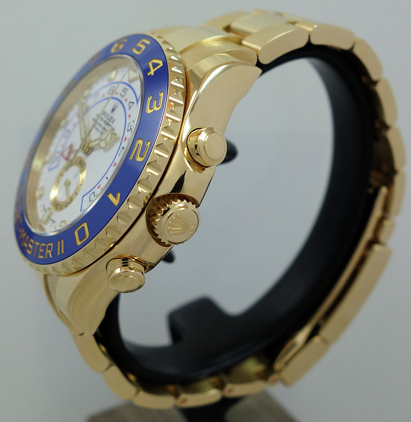 DSC08549 Rolex Yacht-Master II 18K Yellow-Gold 116688 Box & Card 2017 *As Brand New*