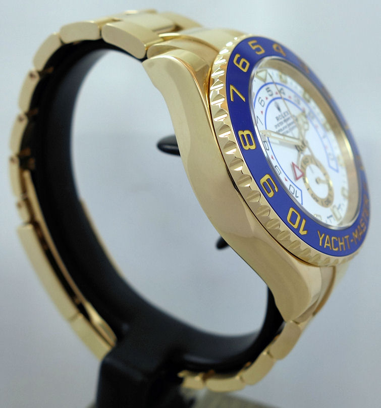 DSC08551 Rolex Yacht-Master II 18K Yellow-Gold 116688 Box & Card 2017 *As Brand New*