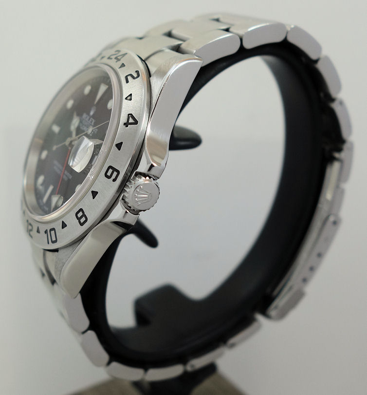 DSC08574 Rolex Explorer II Black dial 16570 Box & Papers