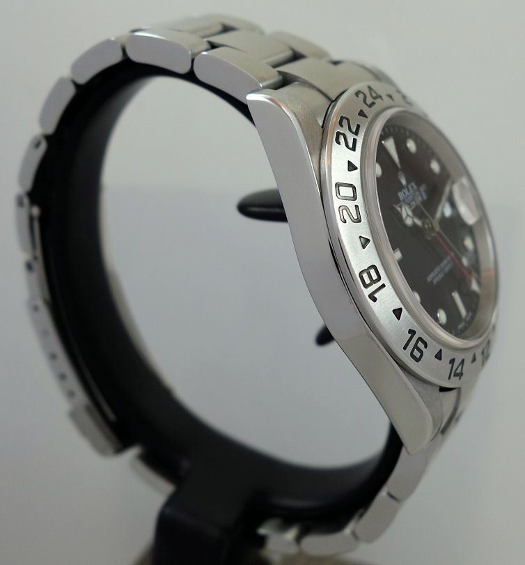 DSC08576 Rolex Explorer II Black dial 16570 Box & Papers