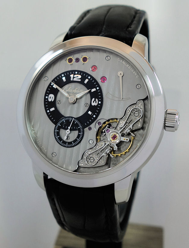 DSC08738 Glashutte Original PanoInverse 42mm Steel Manual-winding Full Set 1-66-06-04-22-62