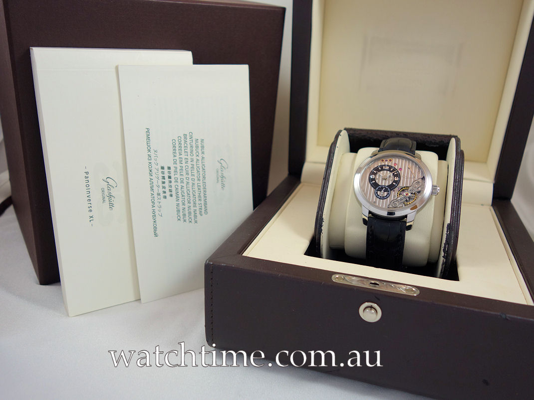 DSC08757 Glashutte Original PanoInverse 42mm Steel Manual-winding Full Set 1-66-06-04-22-62