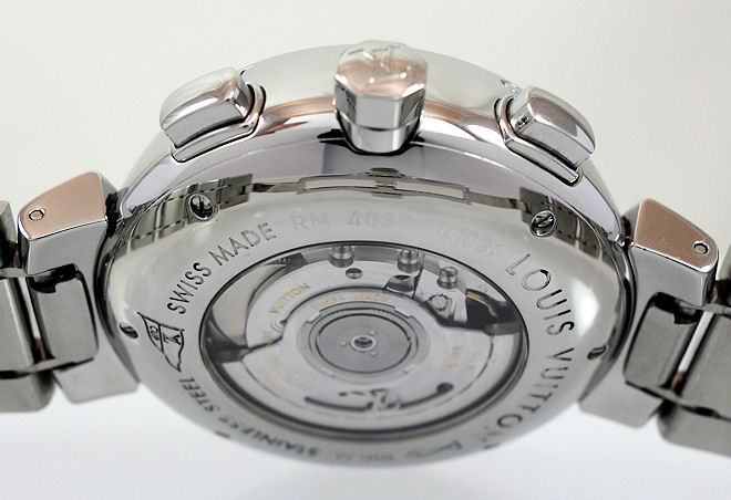 DSC09242 Louis Vuitton Tambour CUP Regatta Chrono Q10210 Bronze dial, Steel bracelet