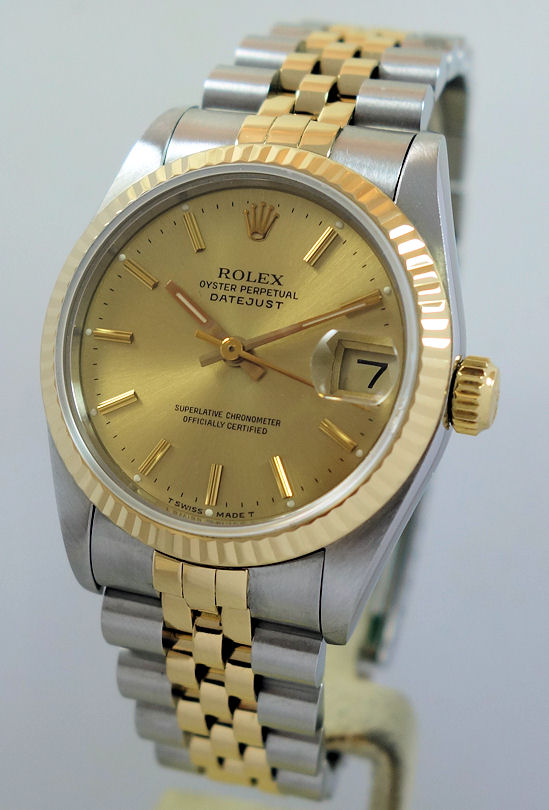 DSC09132 Rolex Datejust 18k & Steel, Midsize 68273