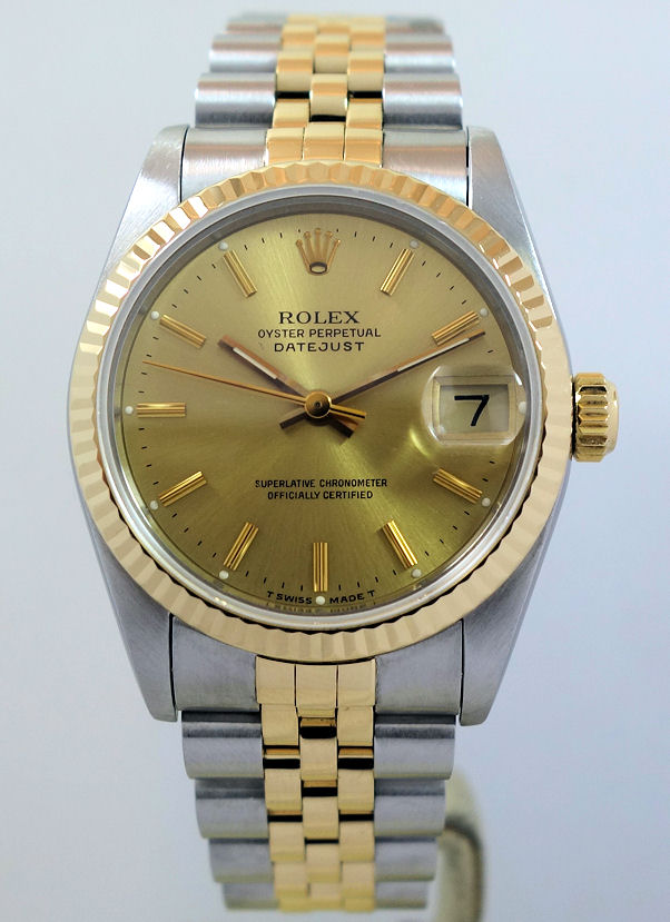 DSC09135 Rolex Datejust 18k & Steel, Midsize 68273