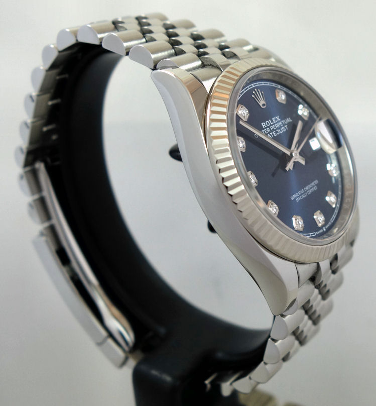 DSC09161 Rolex Datejust 36 Blue Diamond-dial, Jubilee 126234 Box & Card