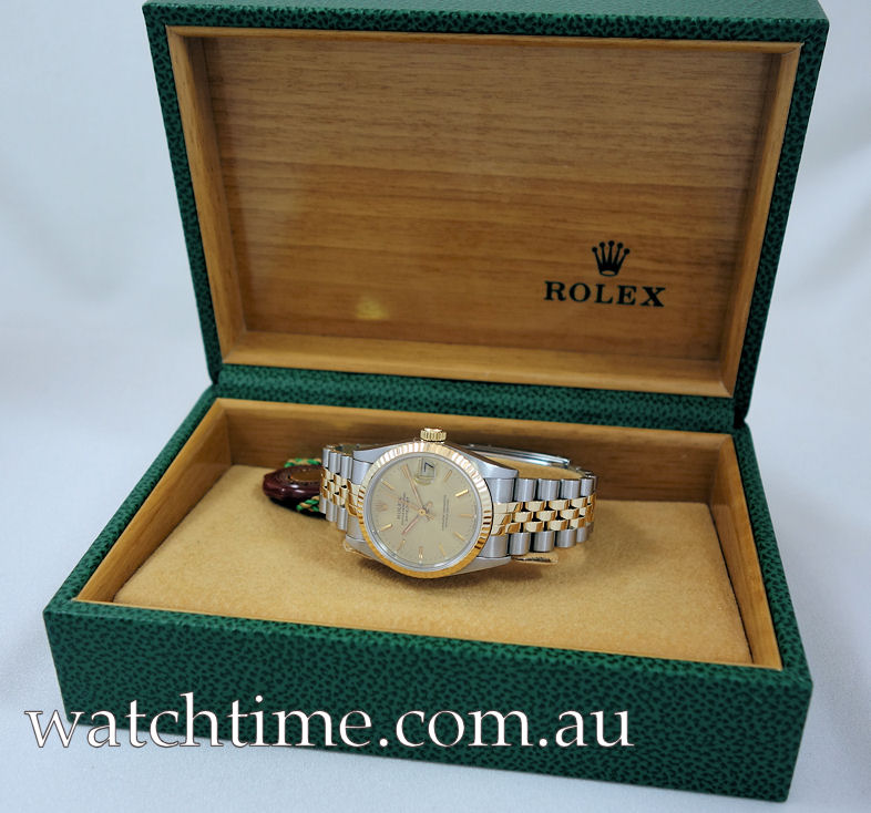 DSC09173 Rolex Datejust 18k & Steel, Midsize 68273