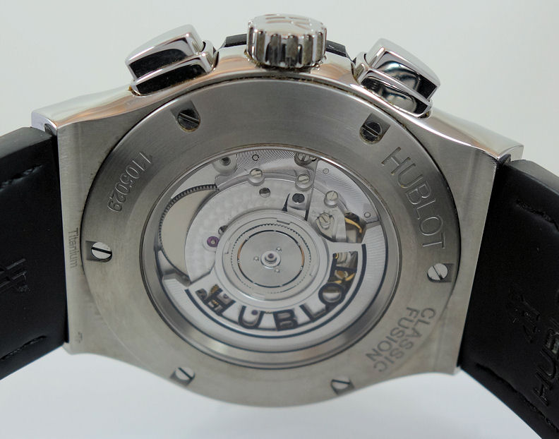 DSC09195 HUBLOT Classic Fusion 45mm Titanium Pavé DIAMONDS 521.NX.9010.LR.1704