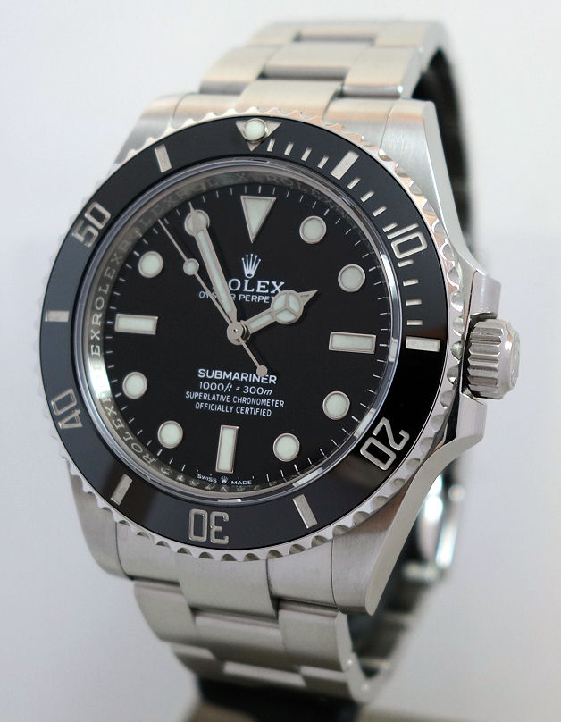 DSC09280 Rolex Submariner Non Date 124060 41mm Box & Card July 2022