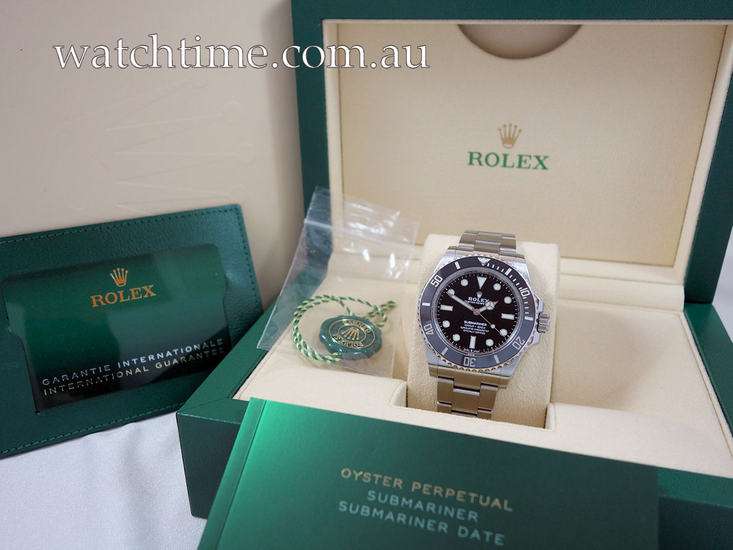 DSC09294 Rolex Submariner Non Date 124060 41mm Box & Card July 2022