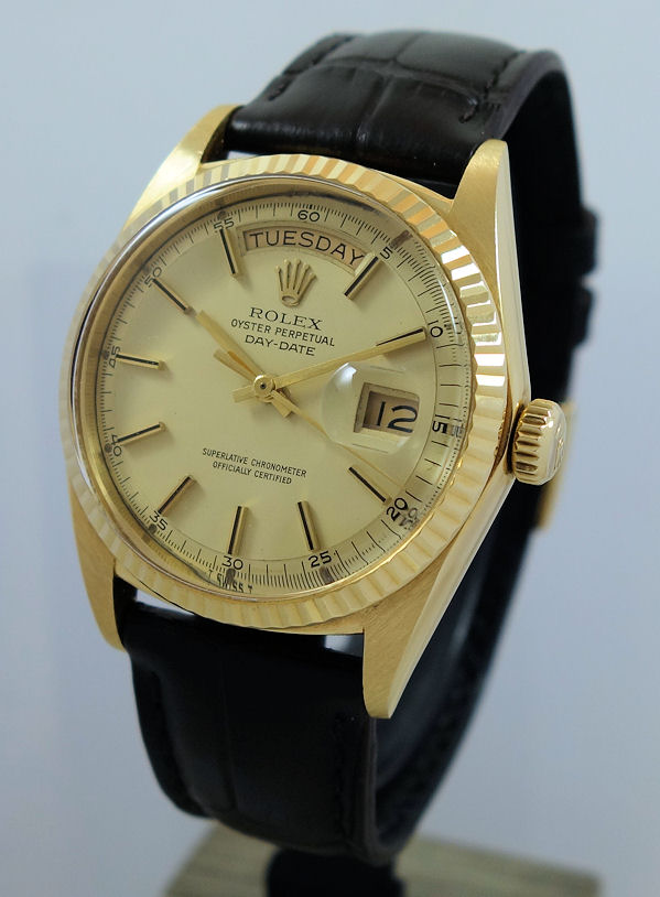 DSC09303 1974 Rolex President Day-Date 18k Gold 1803