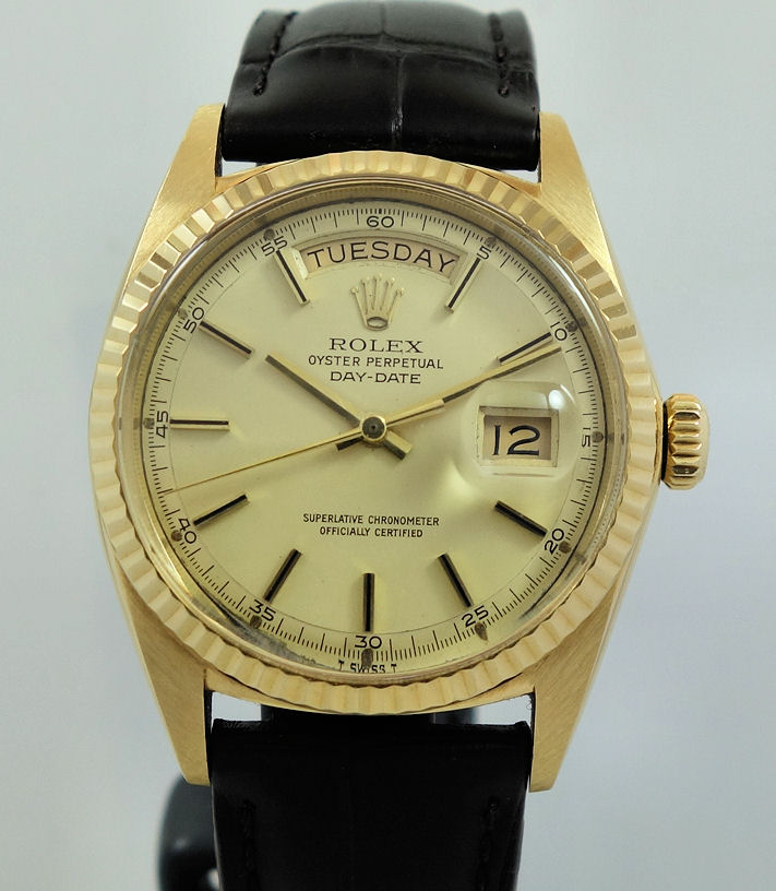 DSC09307 1974 Rolex President Day-Date 18k Gold 1803
