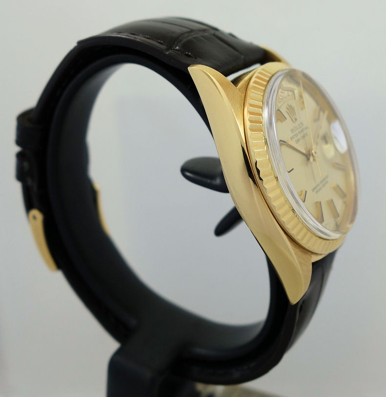 DSC09311 1974 Rolex President Day-Date 18k Gold 1803