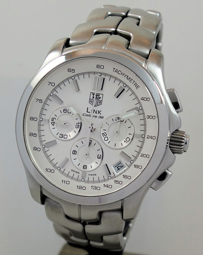 DSC09340 TAG Heuer Link Calibre 36 Auto Chronograph CT511B