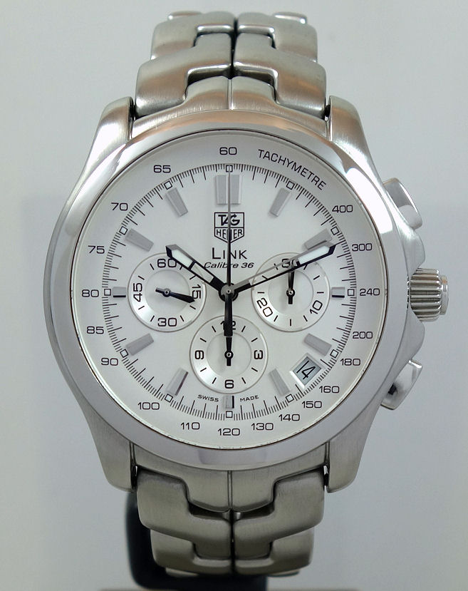 DSC09345 TAG Heuer Link Calibre 36 Auto Chronograph CT511B