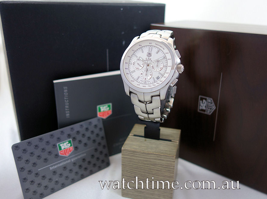 DSC09359 TAG Heuer Link Calibre 36 Auto Chronograph CT511B