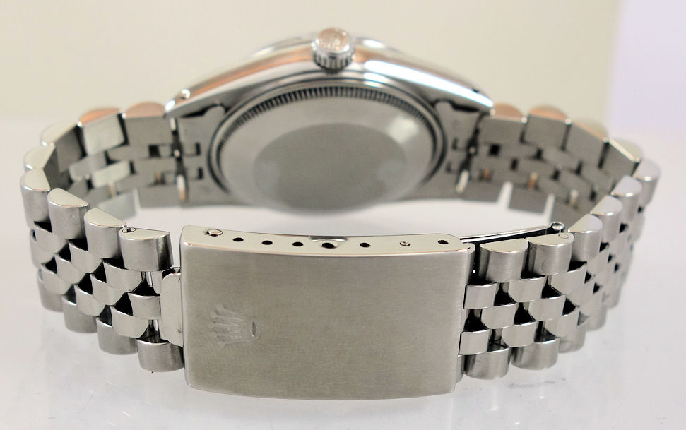 DSC09375 Rolex OysterDate, RARE Purple-dial ref 15000 c 1982